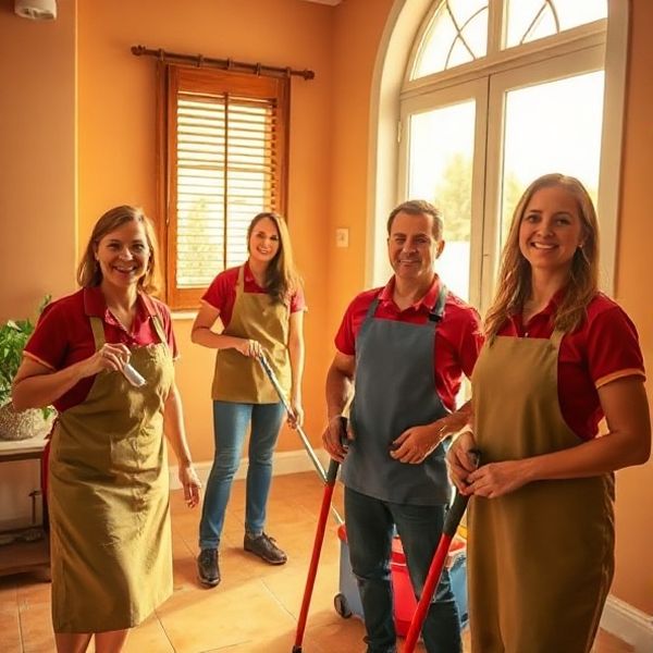 Miembros del equipo de Lessonpathx trabajando con luz natural en una vivienda mediterránea